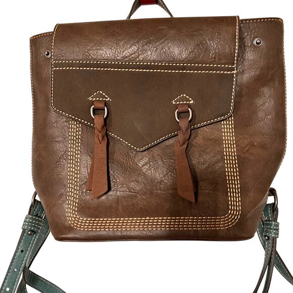 Justin Handbags - Justin Boots  Leather Conceal Backpack 
Two/toned color